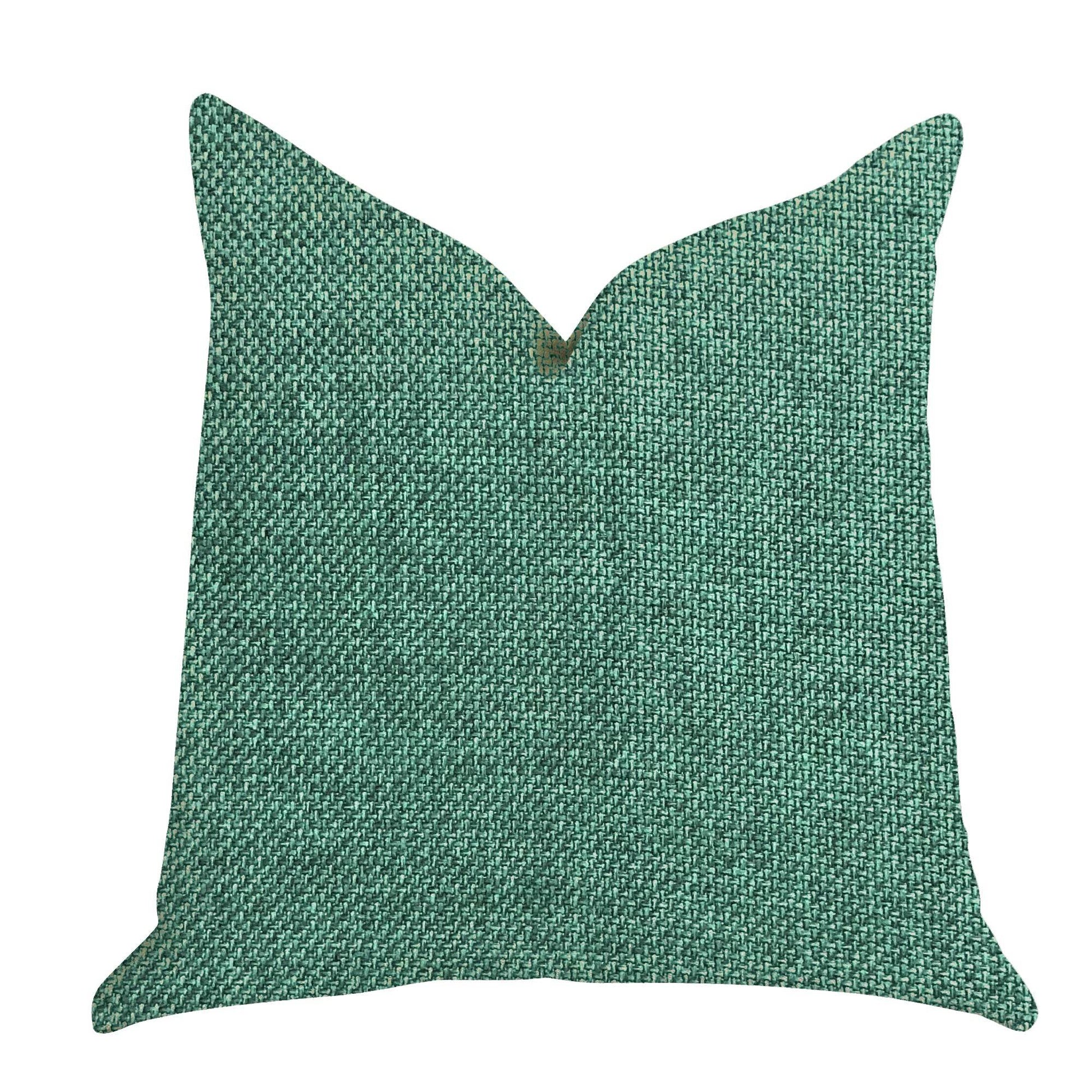 Grass Seed Luxury Throw Pillow in Green - Plutus Brands