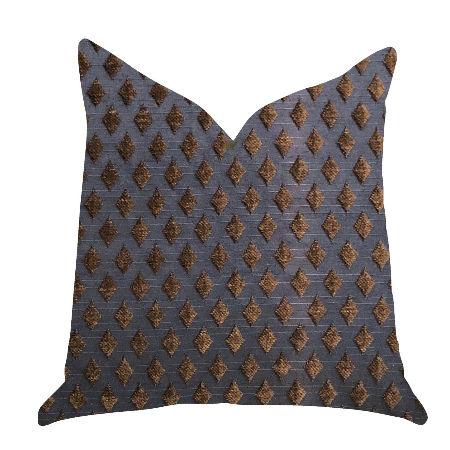 Hidden Treasures Luxury Throw Pillow in Brown and Black Tones - Plutus Brands