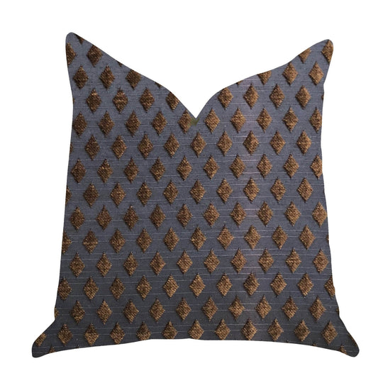 Hidden Treasures Luxury Throw Pillow in Brown and Black Tones - Plutus Brands