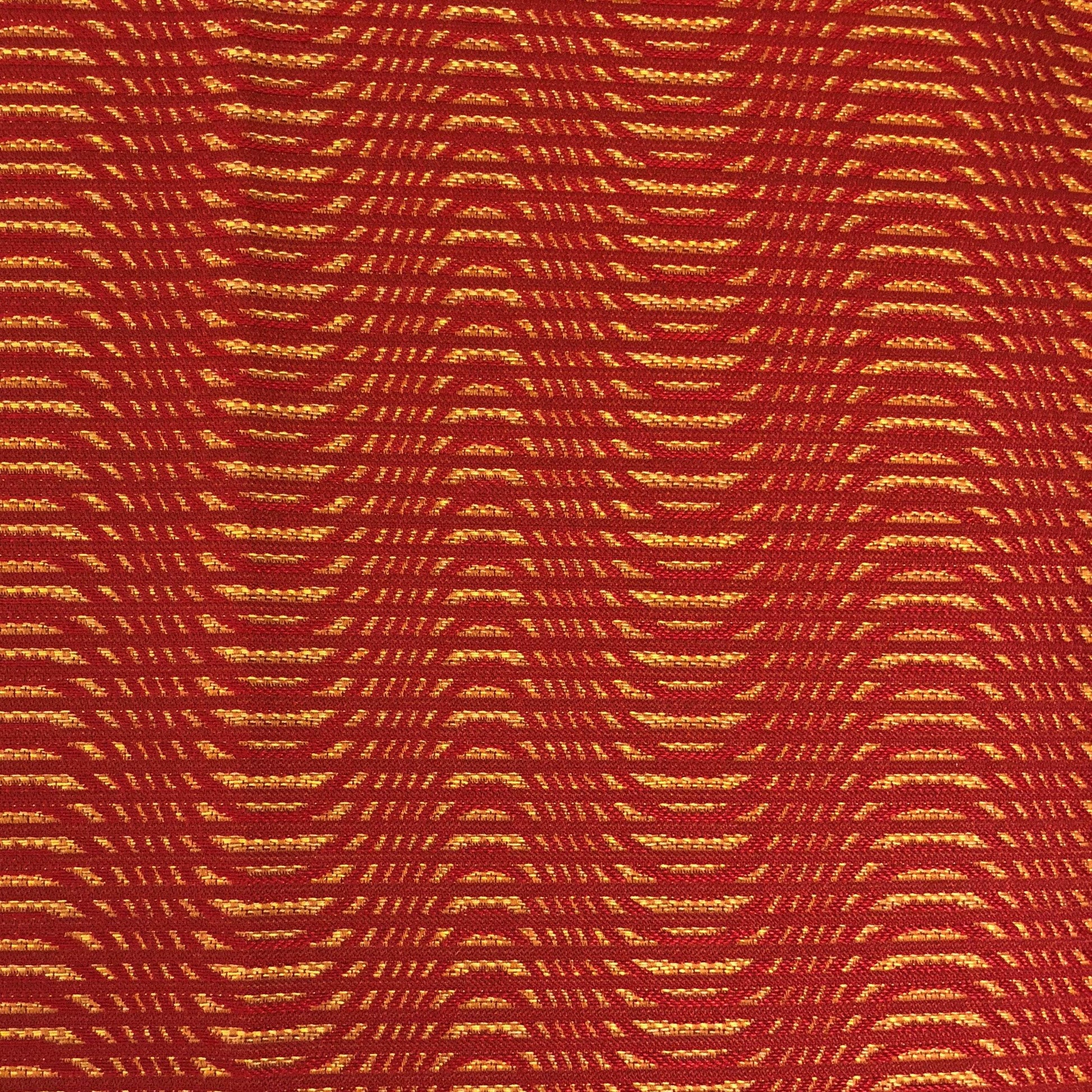 New Earth Ripple Red Luxury Throw Pillow - Plutus Brands