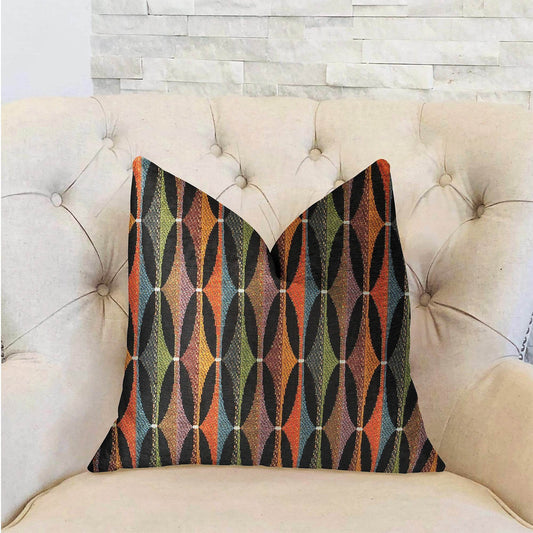 Jazzy Crystal Multicolor Luxury Throw Pillow - Plutus Brands