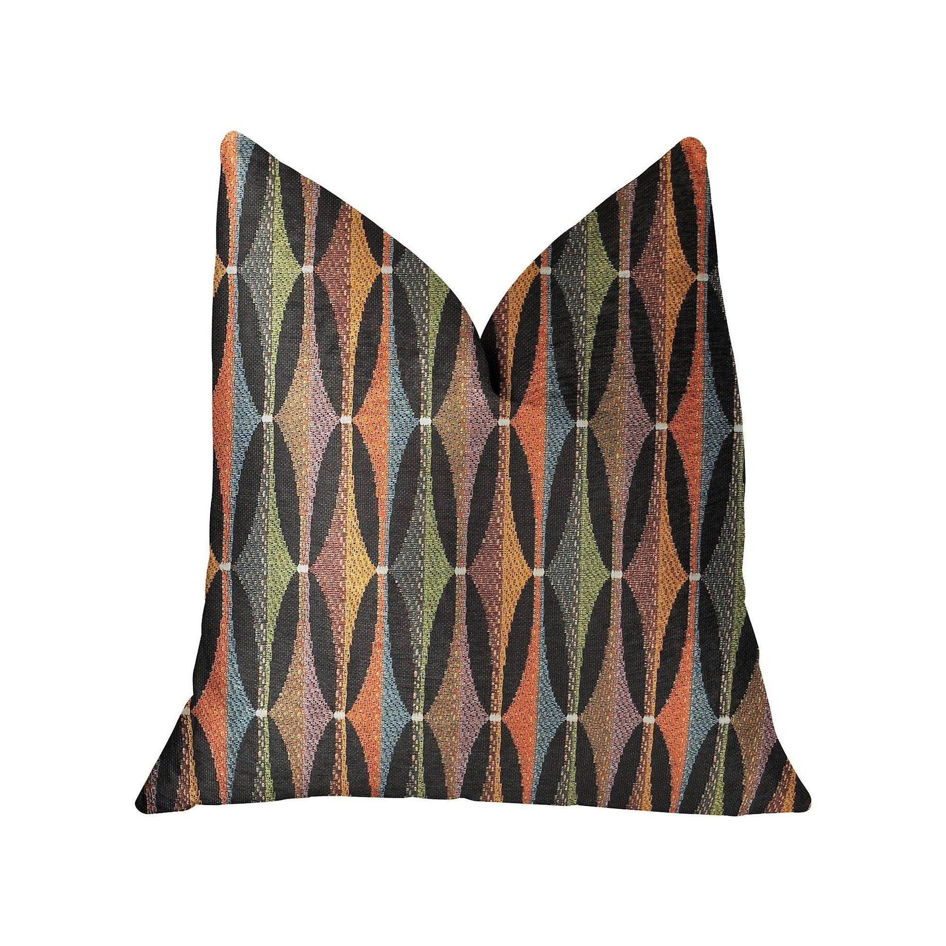 Jazzy Crystal Multicolor Luxury Throw Pillow - Plutus Brands