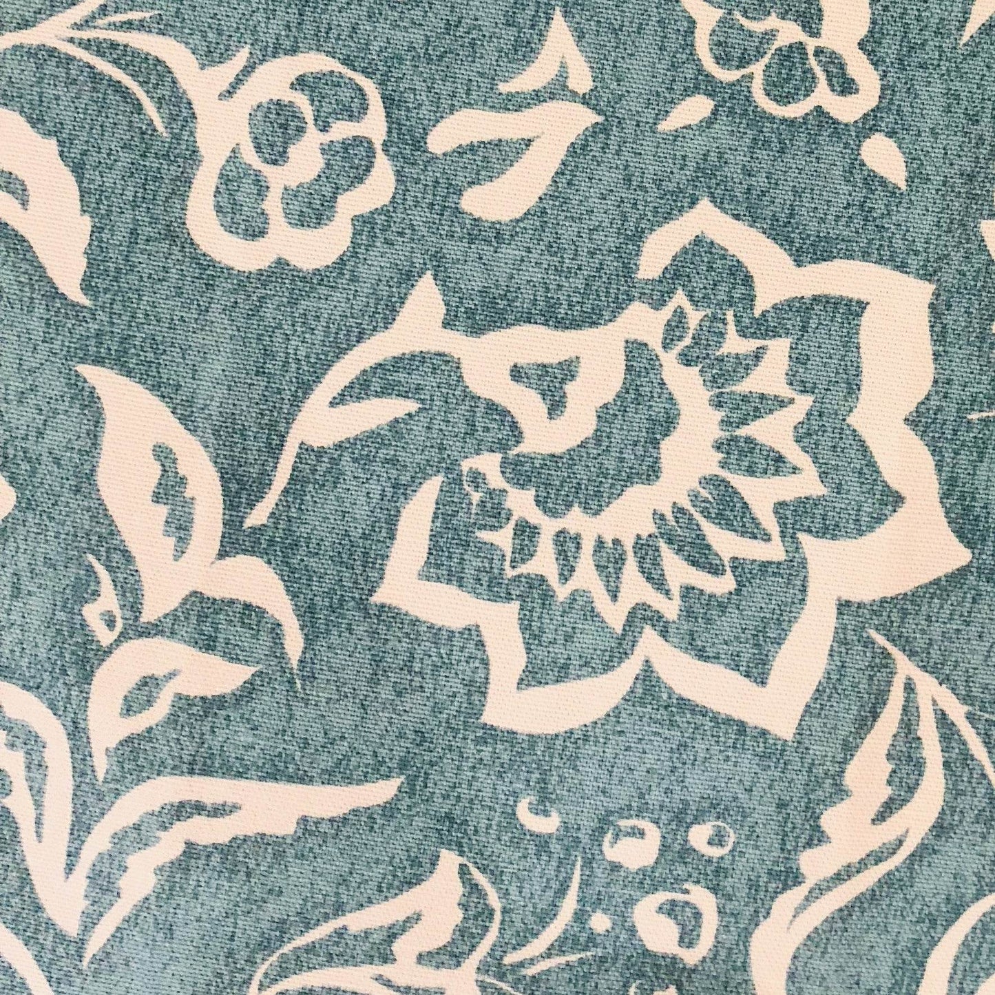 Elsi Pom Blue and Beige Luxury Throw Pillow - Plutus Brands