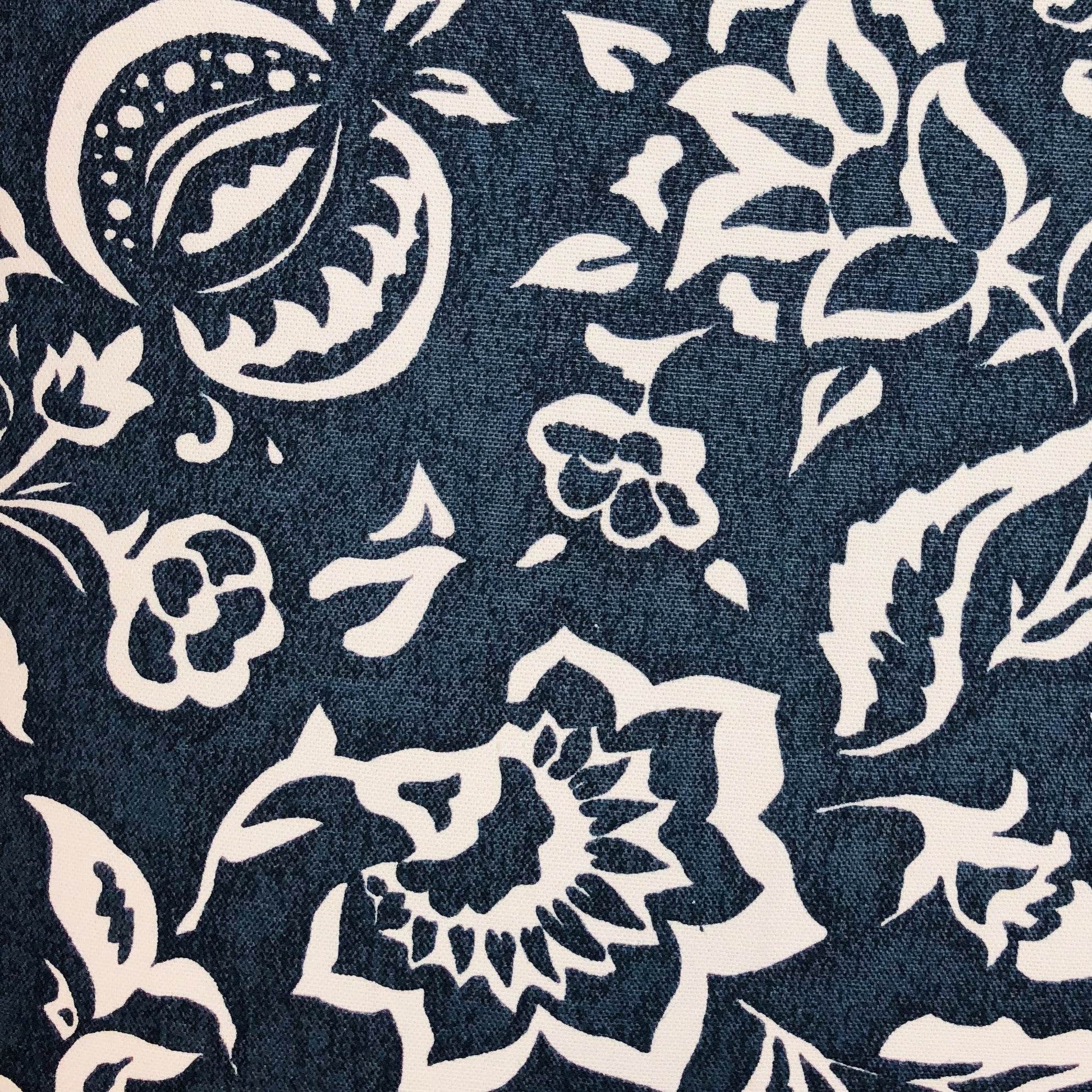 Elsi Pom Blue and White Luxury Throw Pillow - Plutus Brands