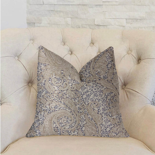 Quartz Skye Beige Luxury Throw Pillow - Plutus Brands
