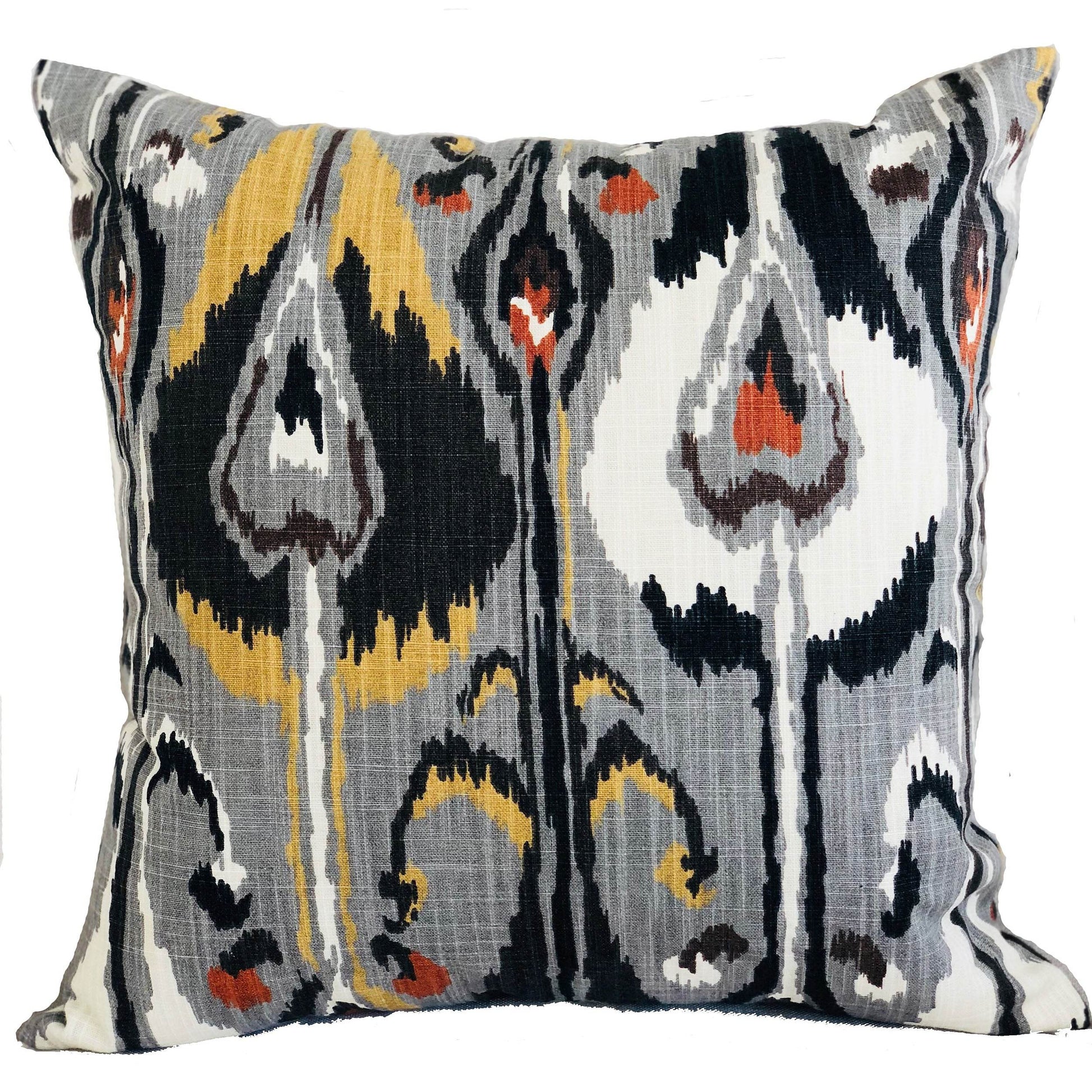 Tigerlily Gray Luxury Throw Pillow - Plutus Brands