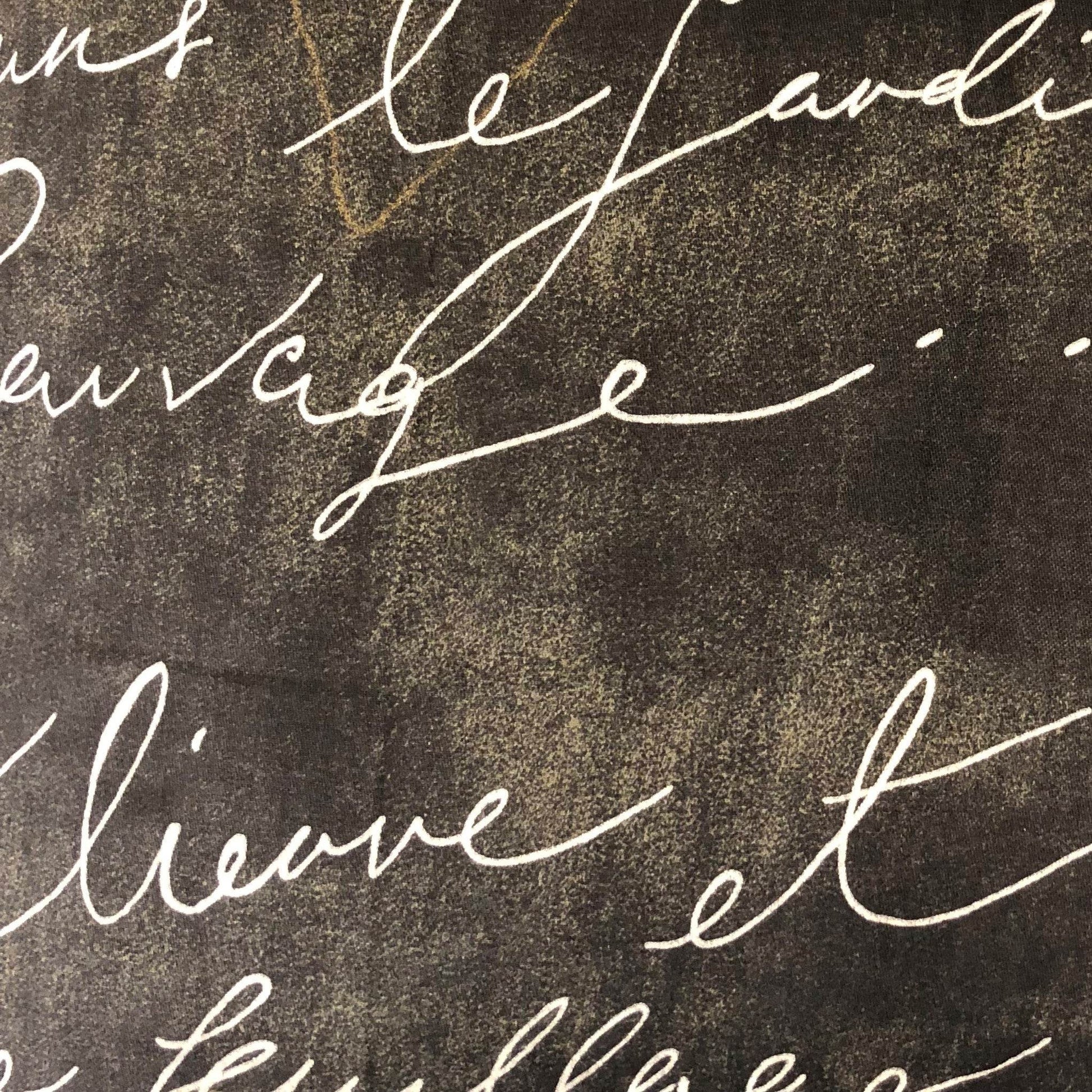 Love Script Black Luxury Throw Pillow - Plutus Brands