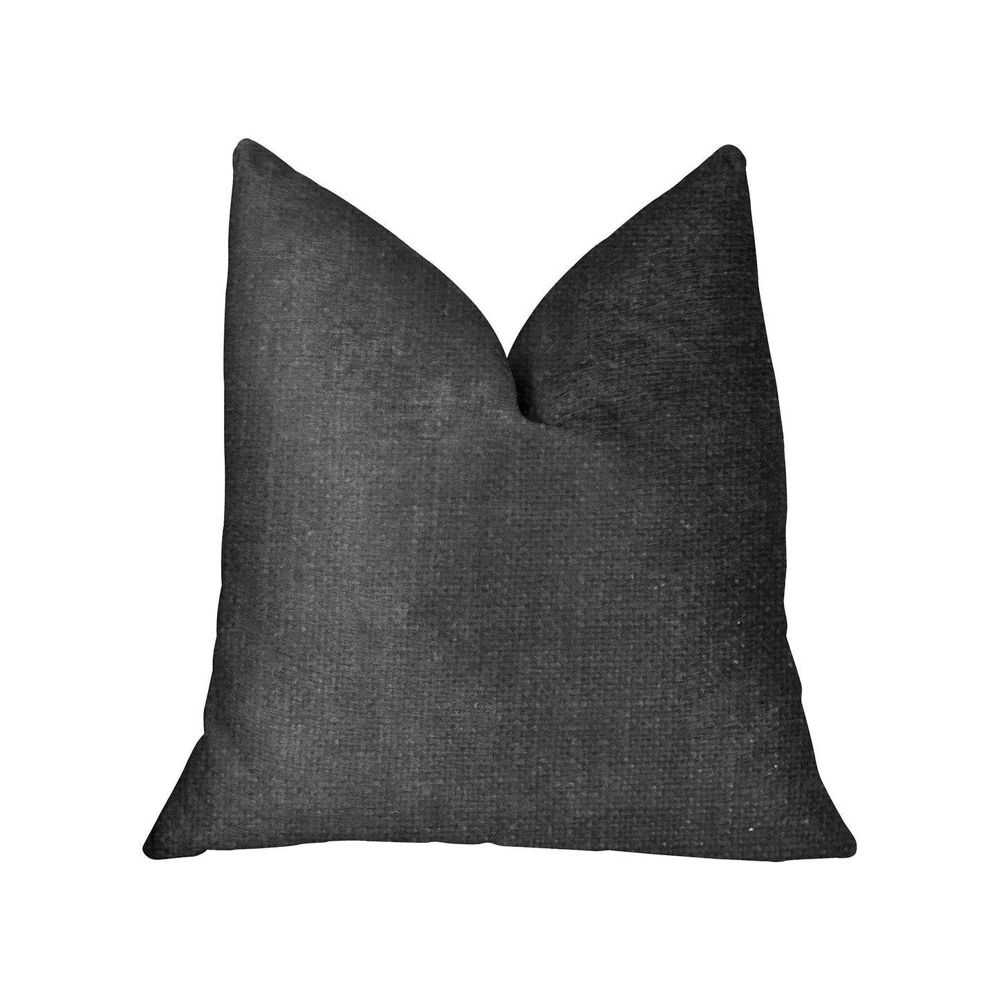 Luna Black Luxury Throw Pillow - Plutus Brands