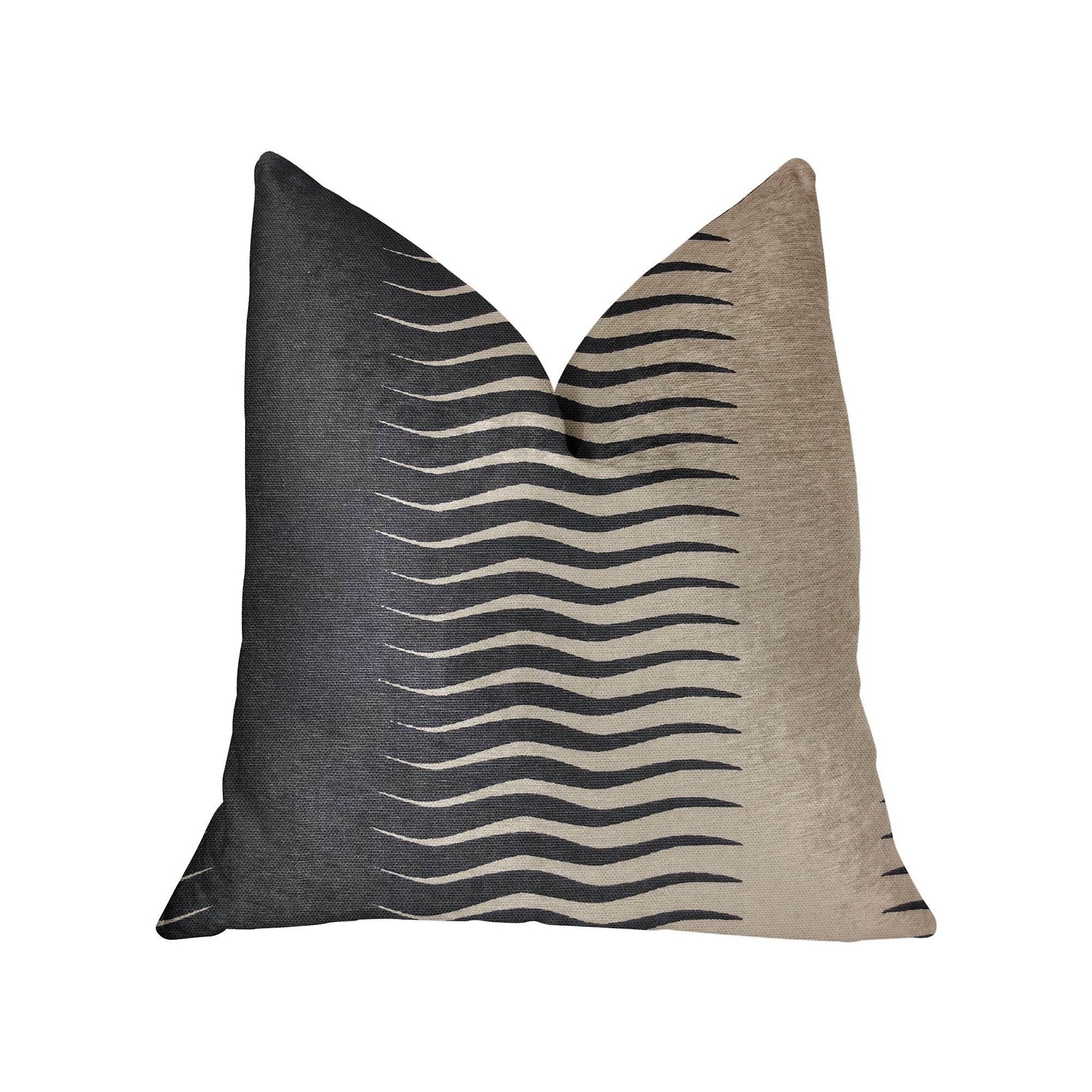 Dreamland Blue and White Luxury Throw Pillow - Plutus Brands