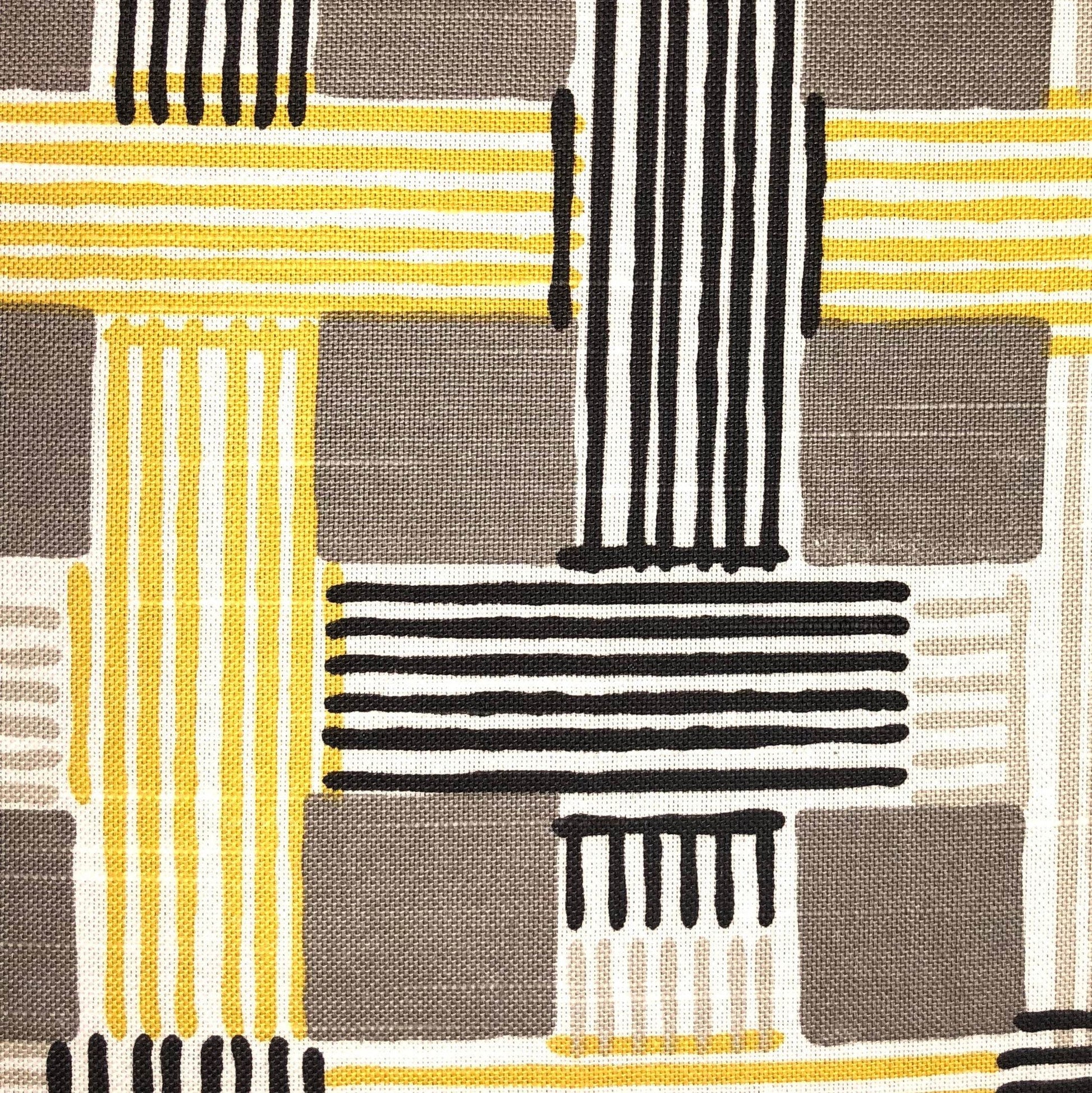 Hummingbird Isle Yellow, Beige and Gray Luxury Throw Pillow - Plutus Brands