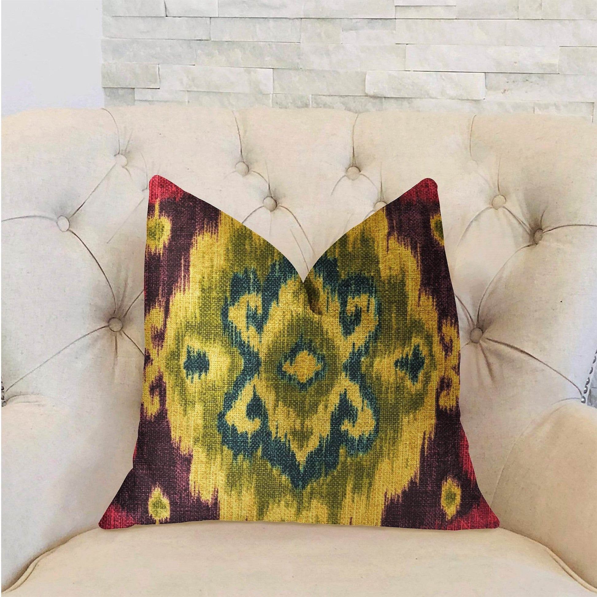 Destiny Multicolor Luxury Throw Pillow - Plutus Brands