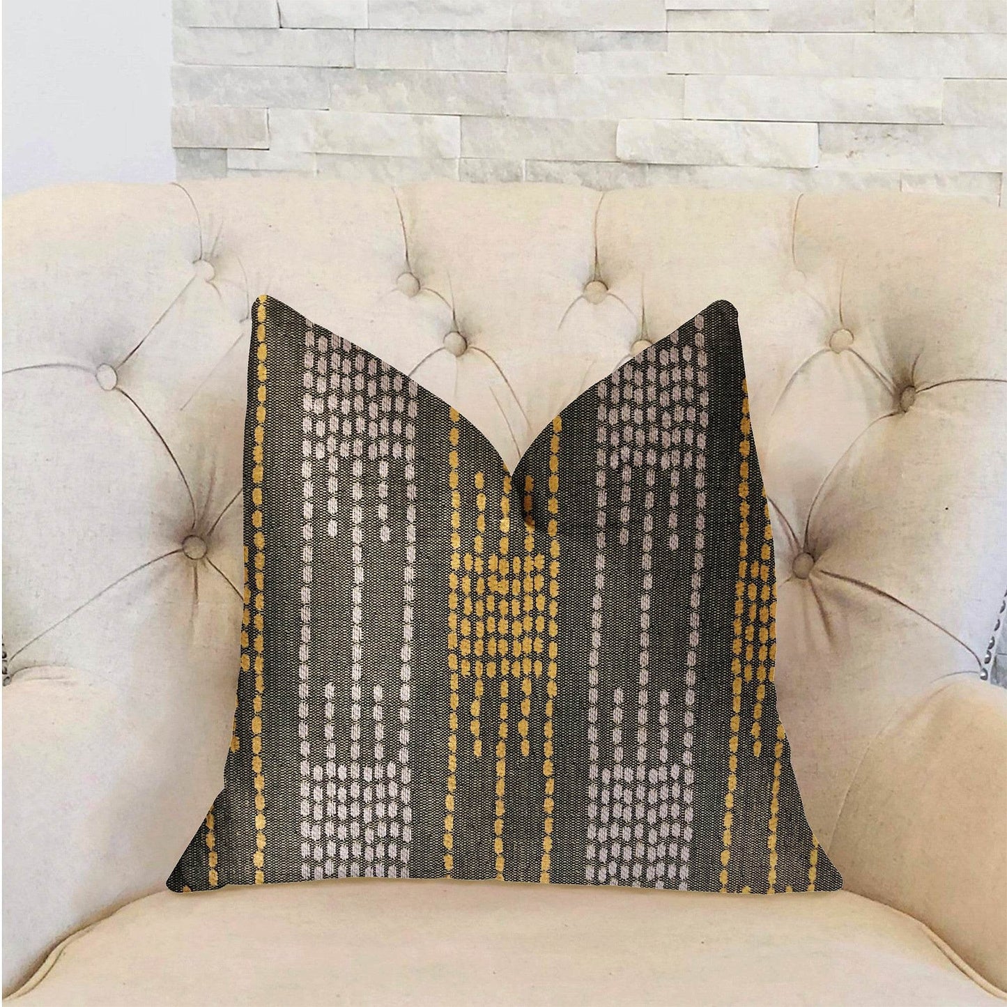 Capella Green Luxury Throw Pillow - Plutus Brands