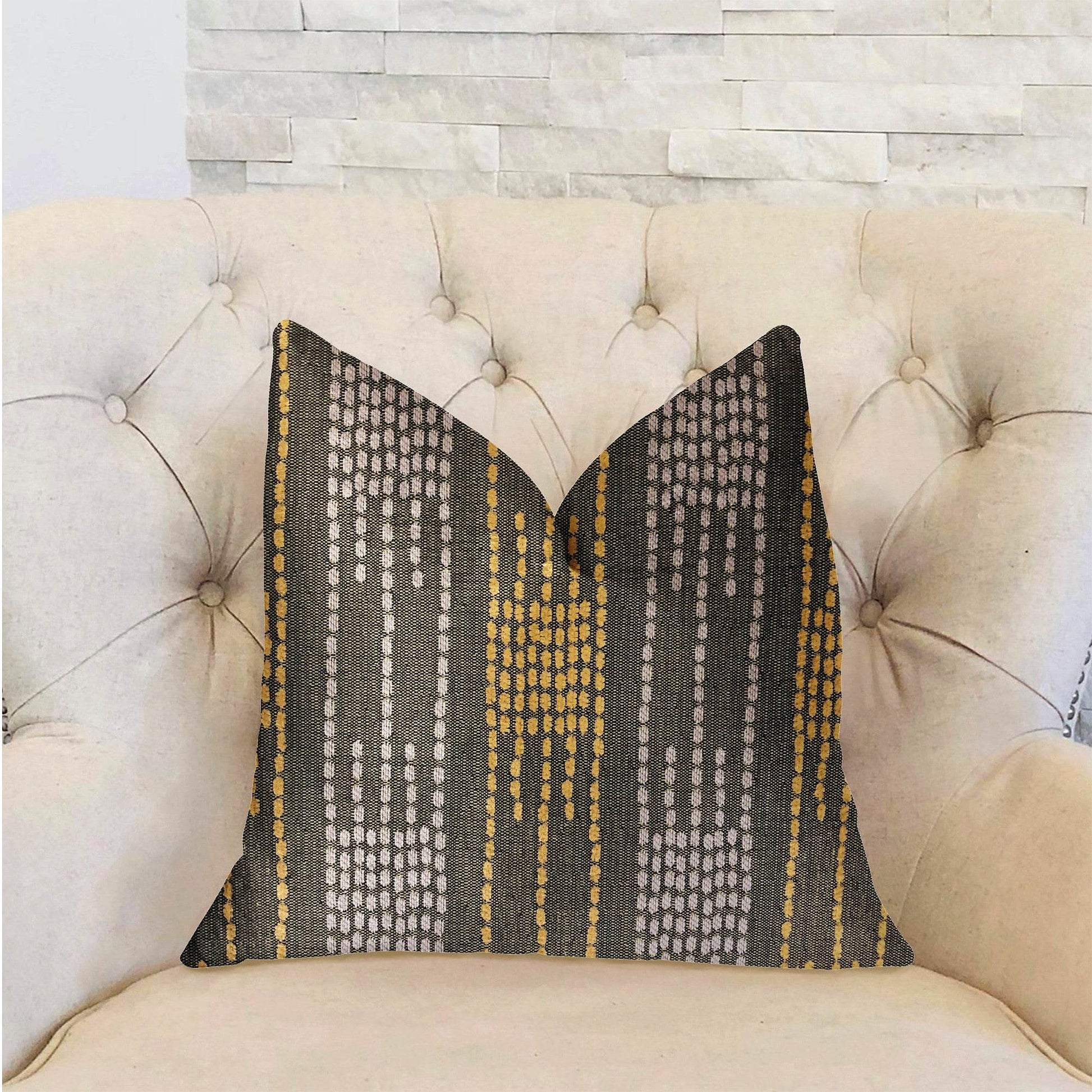 Capella Green Luxury Throw Pillow - Plutus Brands