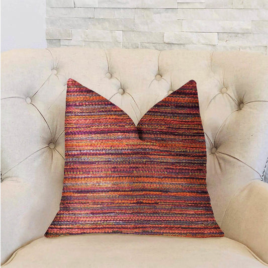Sunset Sky Red Luxury Throw Pillow - Plutus Brands