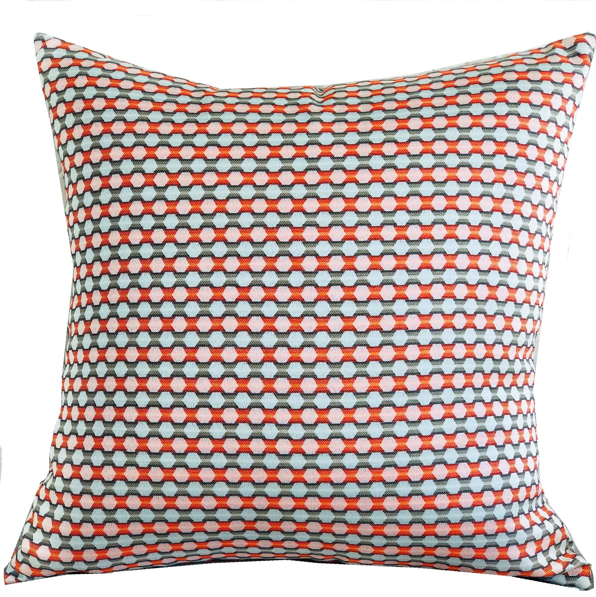 Sunny Cave Orange and Beige Luxury Throw Pillow - Plutus Brands