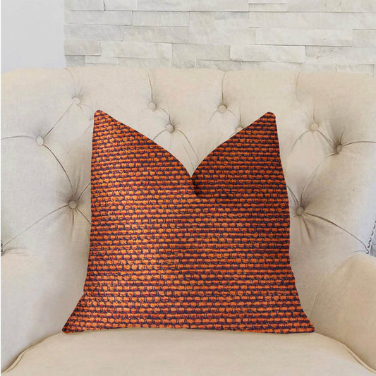 Roseate Orange Luxury Throw Pillow - Plutus Brands