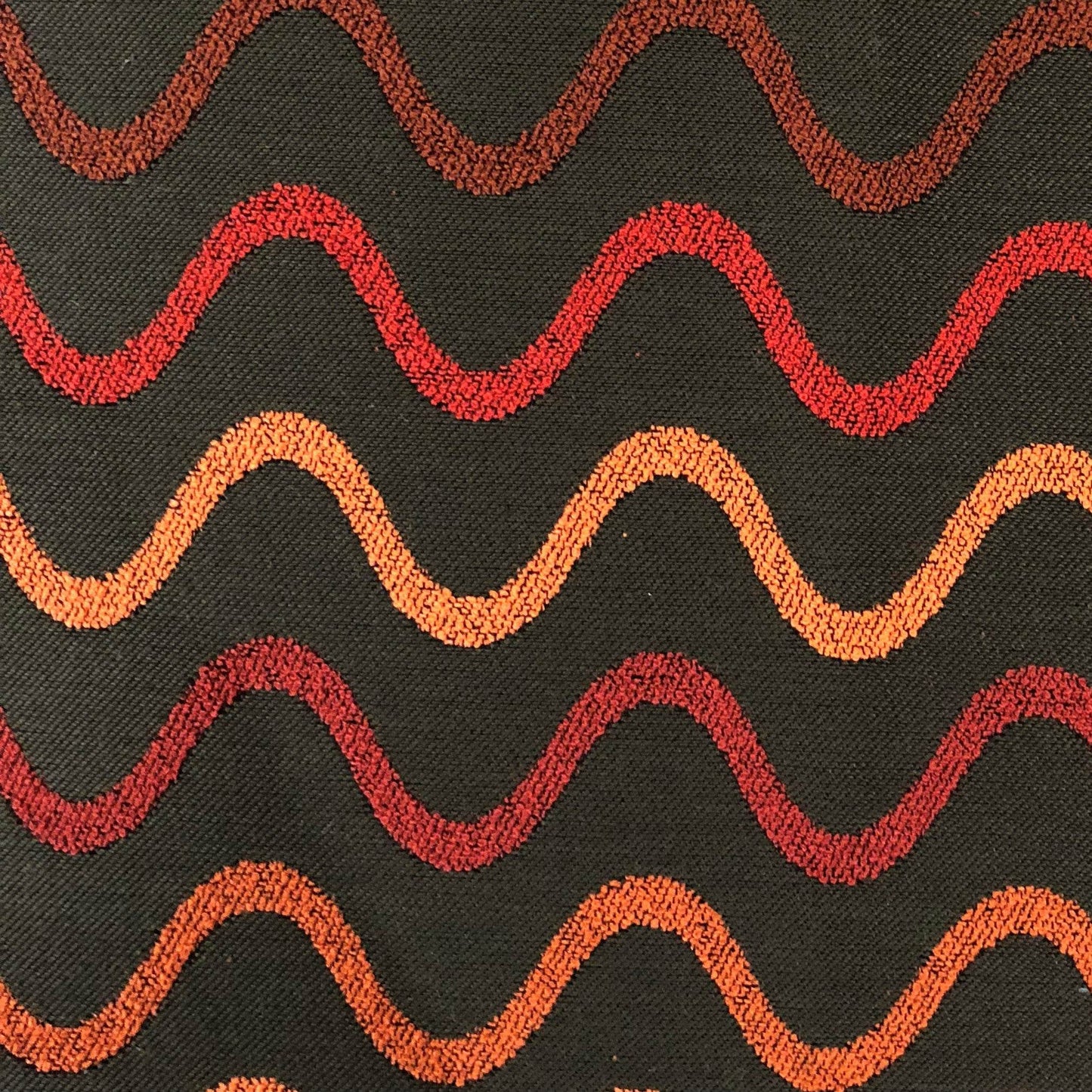 Serenity Flow Gray and Orange Luxury Throw Pillow - Plutus Brands