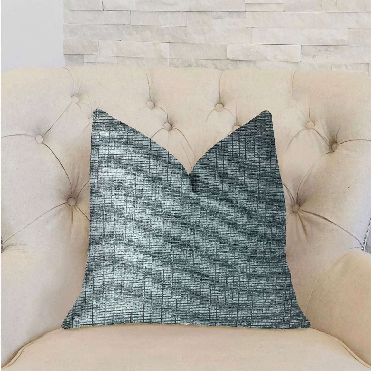 NewEra Bliss Blue Luxury Throw Pillow