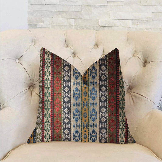 Arrowhead Canal Multicolor Luxury Throw Pillow - Plutus Brands