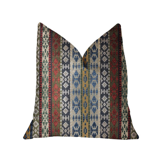 Arrowhead Canal Multicolor Luxury Throw Pillow - Plutus Brands