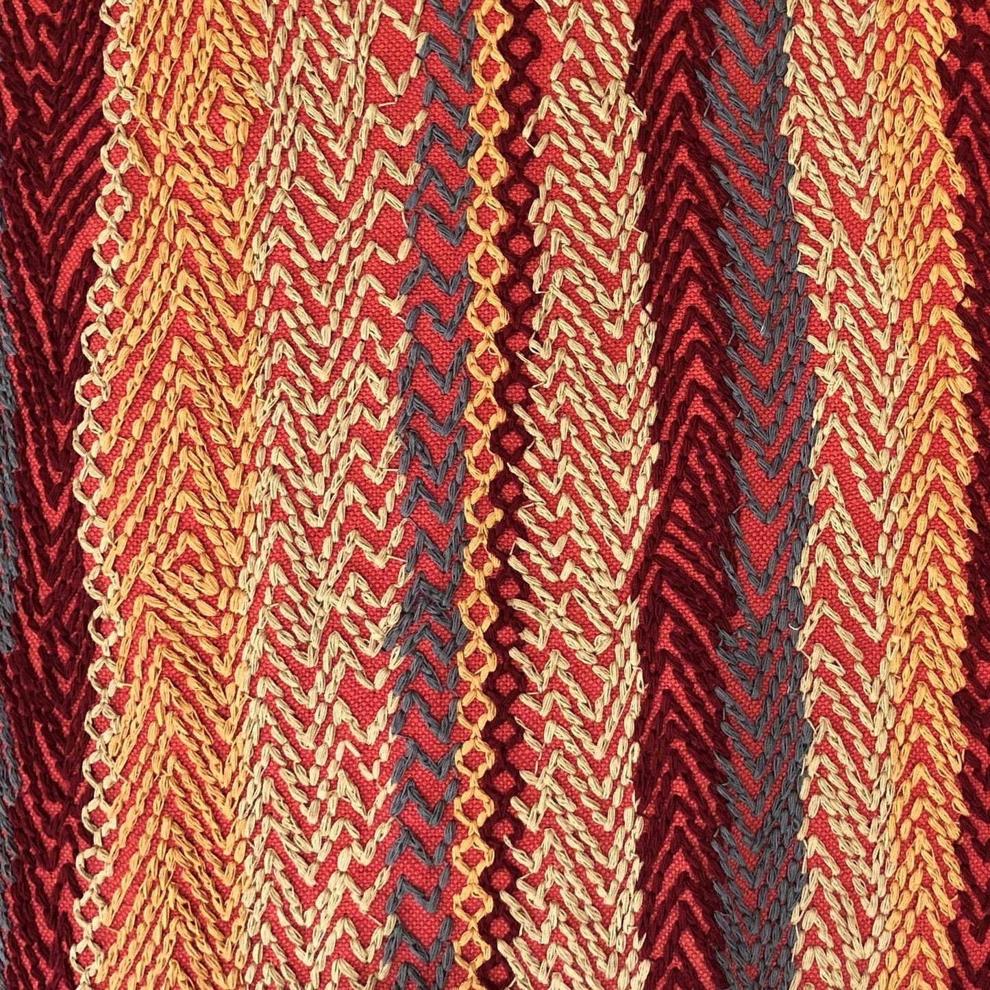 Red Cosmo Multicolor Luxury Throw Pillow - Plutus Brands