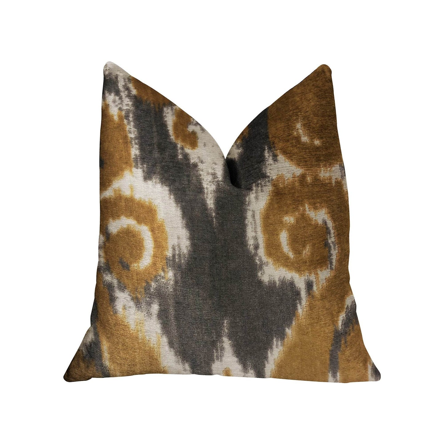 Euphoria Plush Gold Luxury Throw Pillow - Plutus Brands