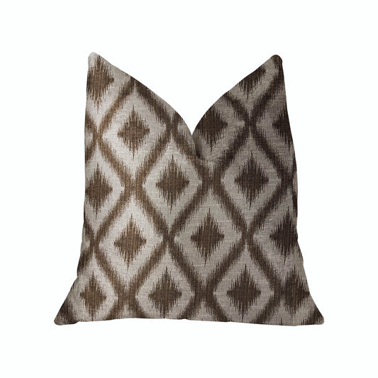 Casa Nova Brown Luxury Throw Pillow - Plutus Brands