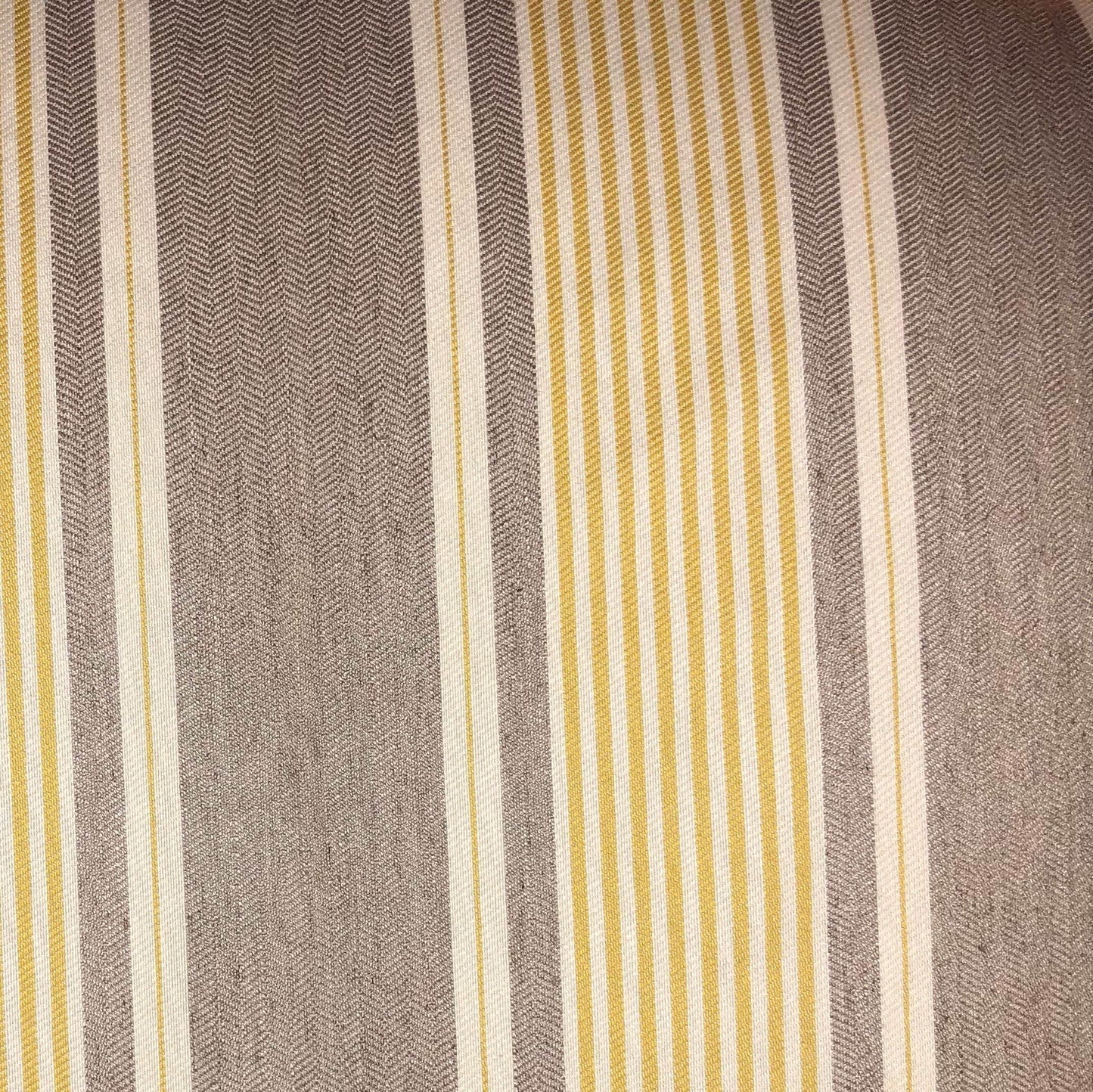 Graceful Bridge Yellow and Gray Luxury Throw Pillow - Plutus Brands