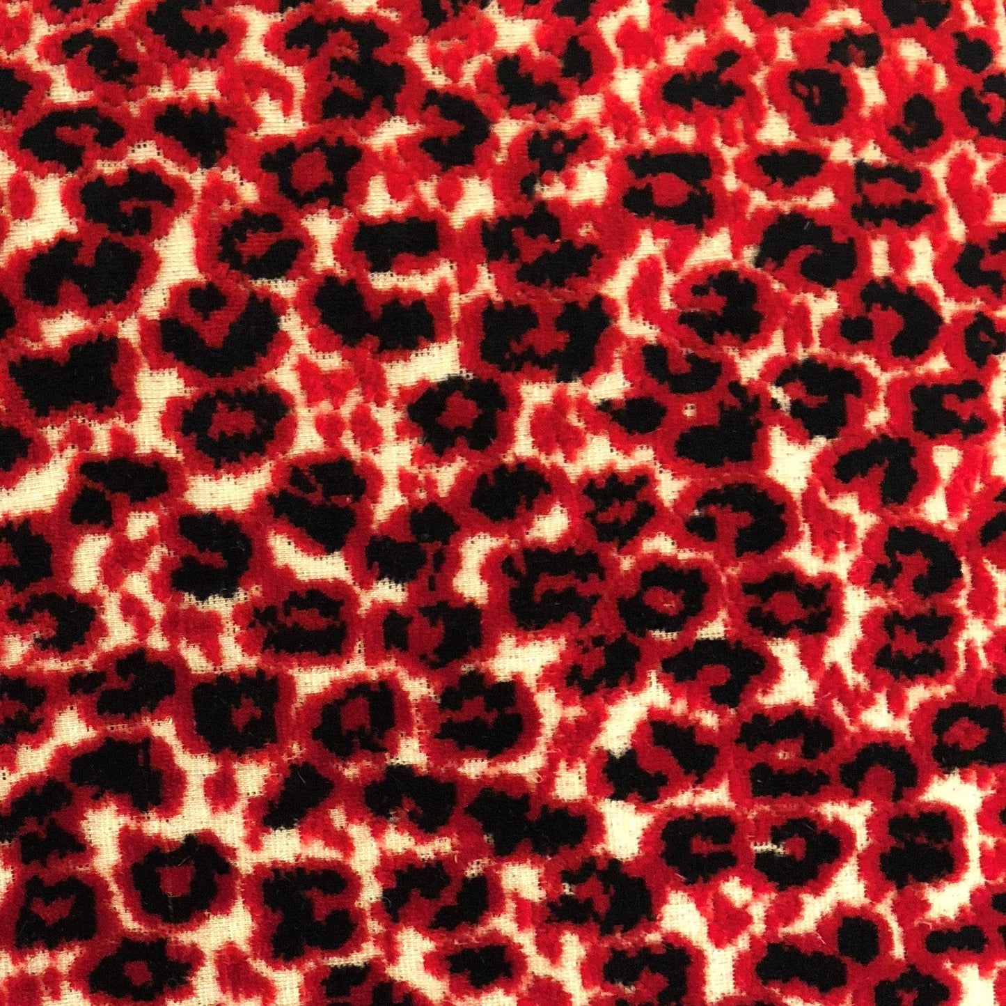Crimson Cheetah Black and Red Luxury Throw Pillow - Plutus Brands
