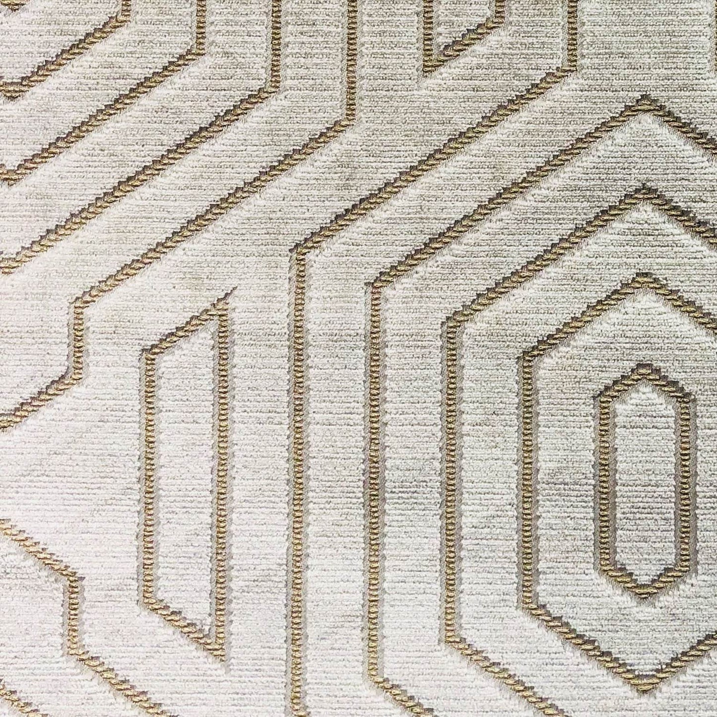 Pearly Velvet Gray Geometric Luxury Throw Pillow - Plutus Brands