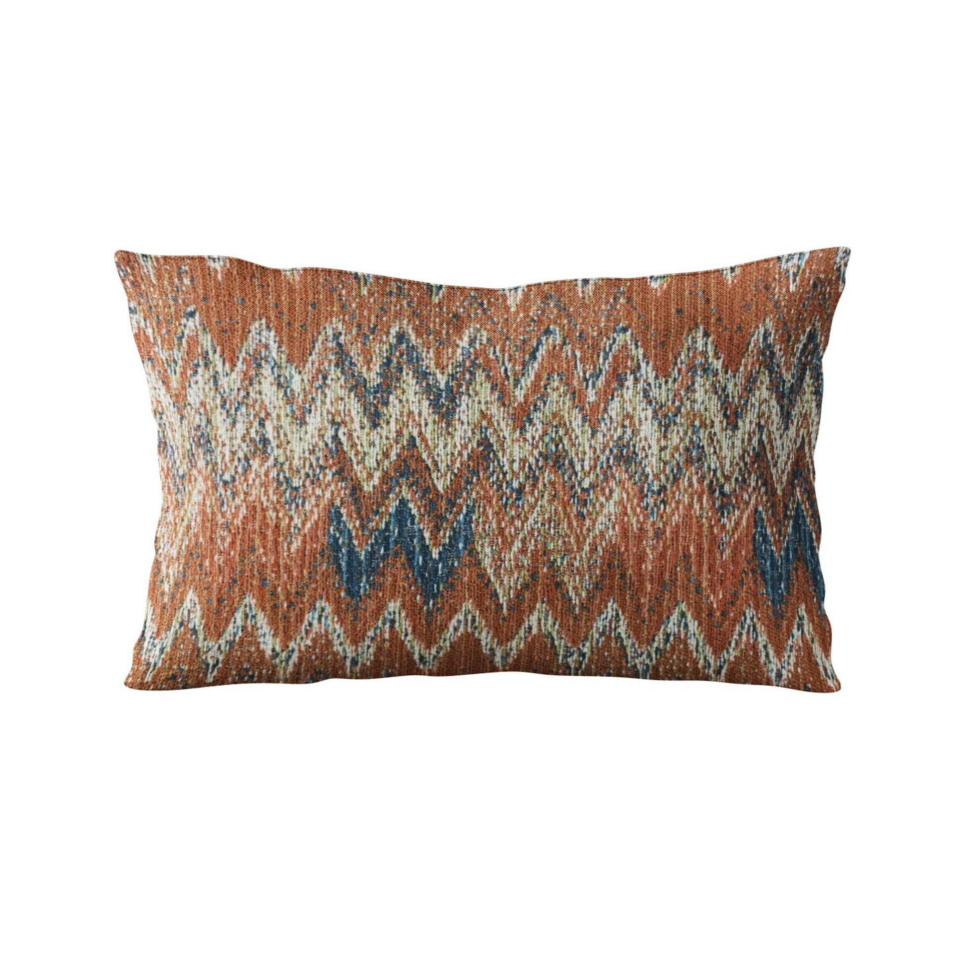 Plutus Multi-Color Wave Chevron Luxury Throw Pillow - Plutus Brands