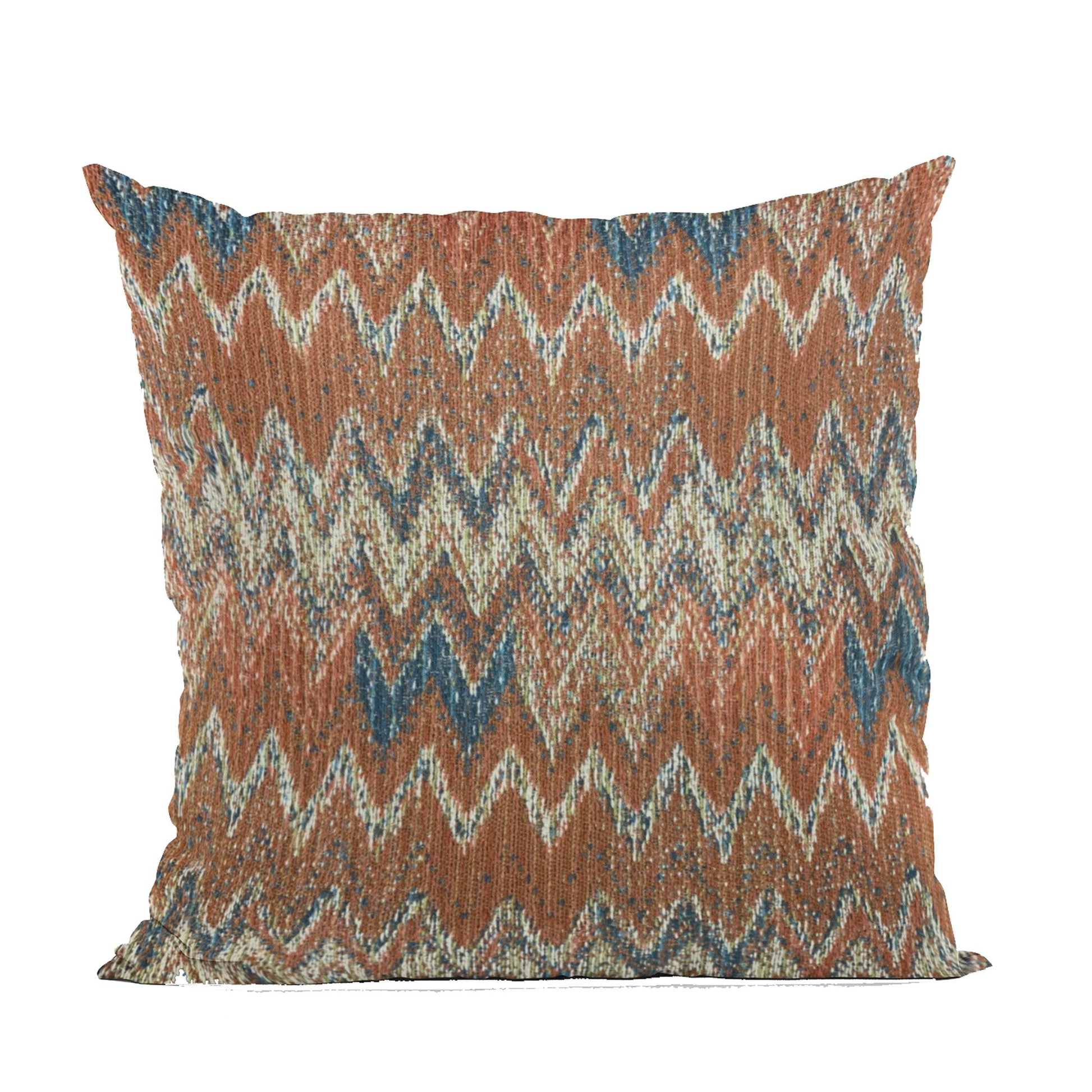 Plutus Multi-Color Wave Chevron Luxury Throw Pillow - Plutus Brands