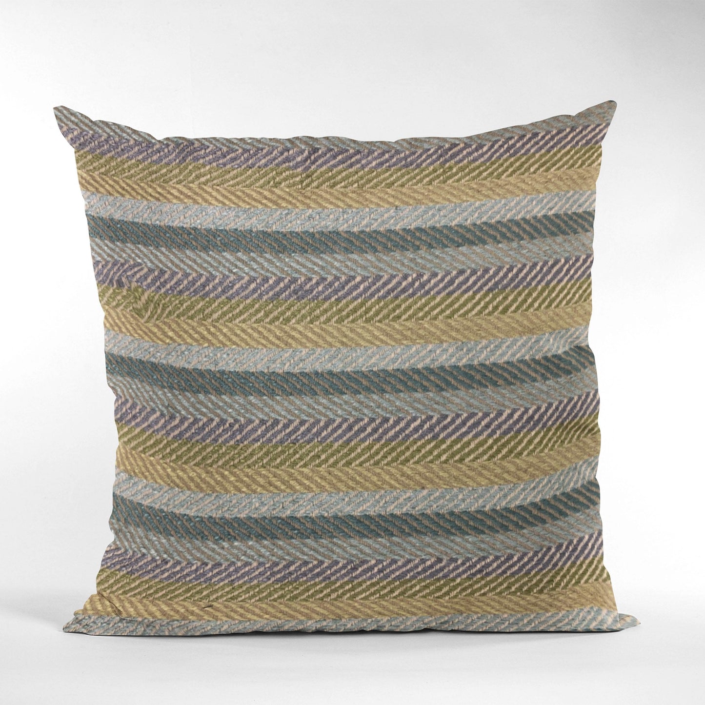 Plutus Blue Tracks Stripe Luxury Throw Pillow - Plutus Brands