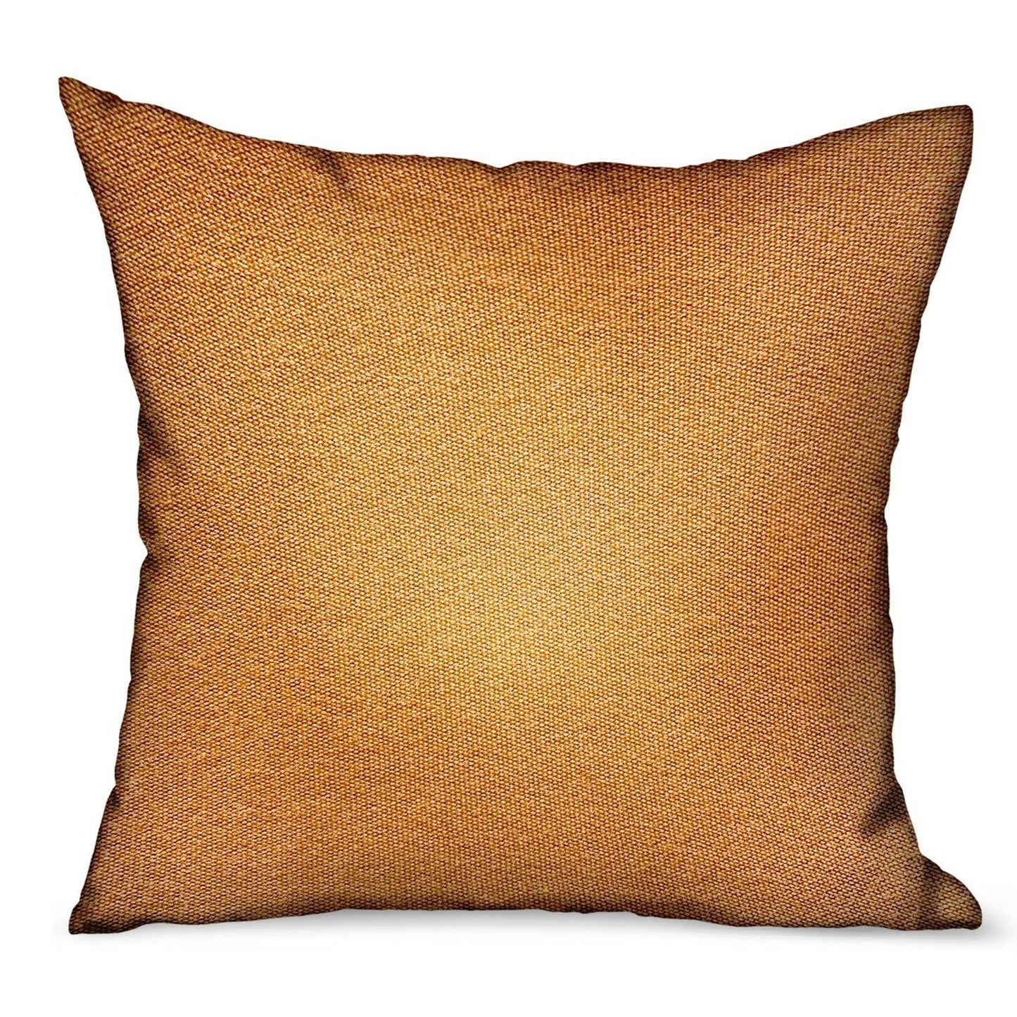 Burnt Sienna Brown Solid Luxury Outdoor/Indoor Throw Pillow - Plutus Brands