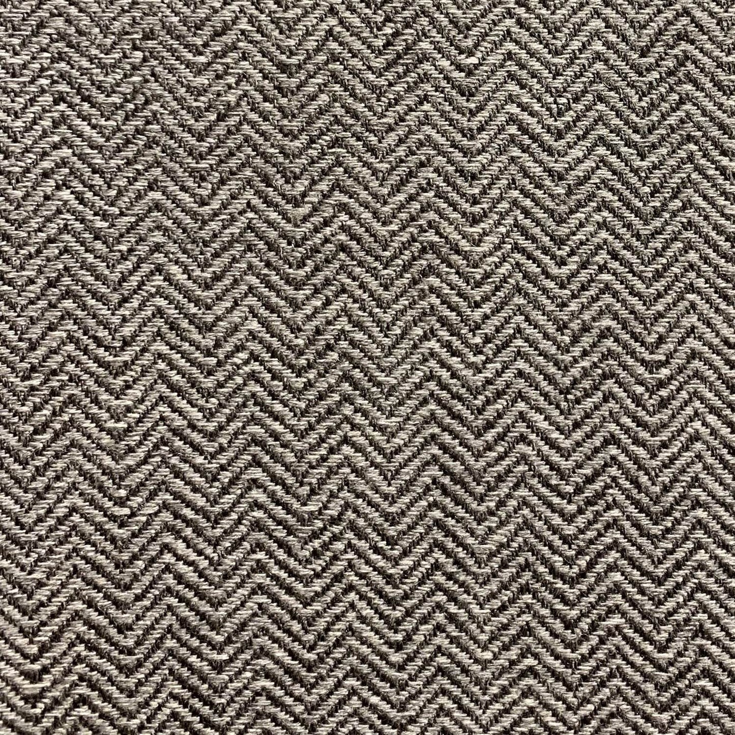 Jagged Ash Gray Chevron Luxury Outdoor/Indoor Throw Pillow - Plutus Brands