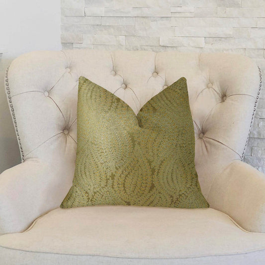 Golden Vineyard Gold Handmade Luxury Pillow - Plutus Brands