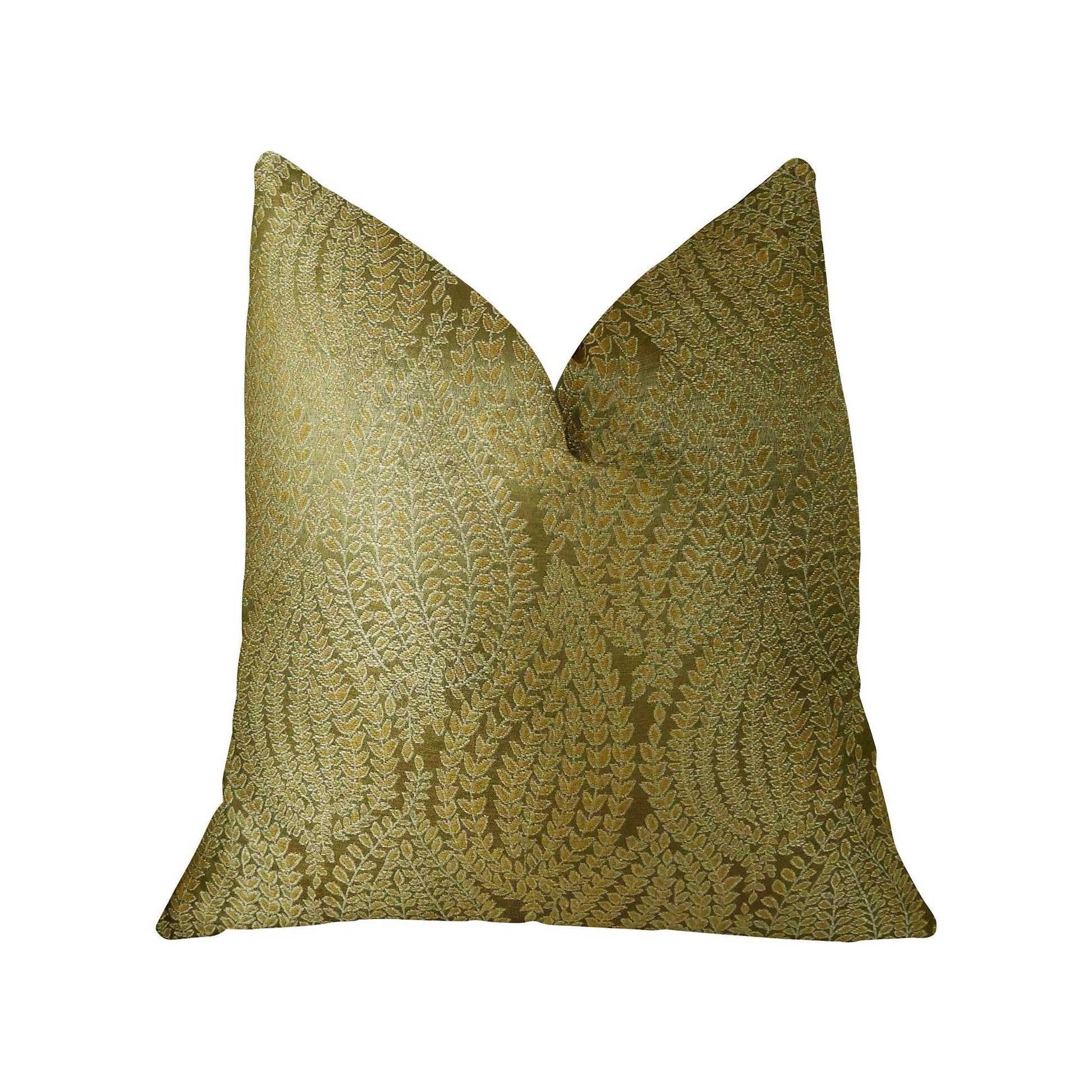 Golden Vineyard Gold Handmade Luxury Pillow - Plutus Brands