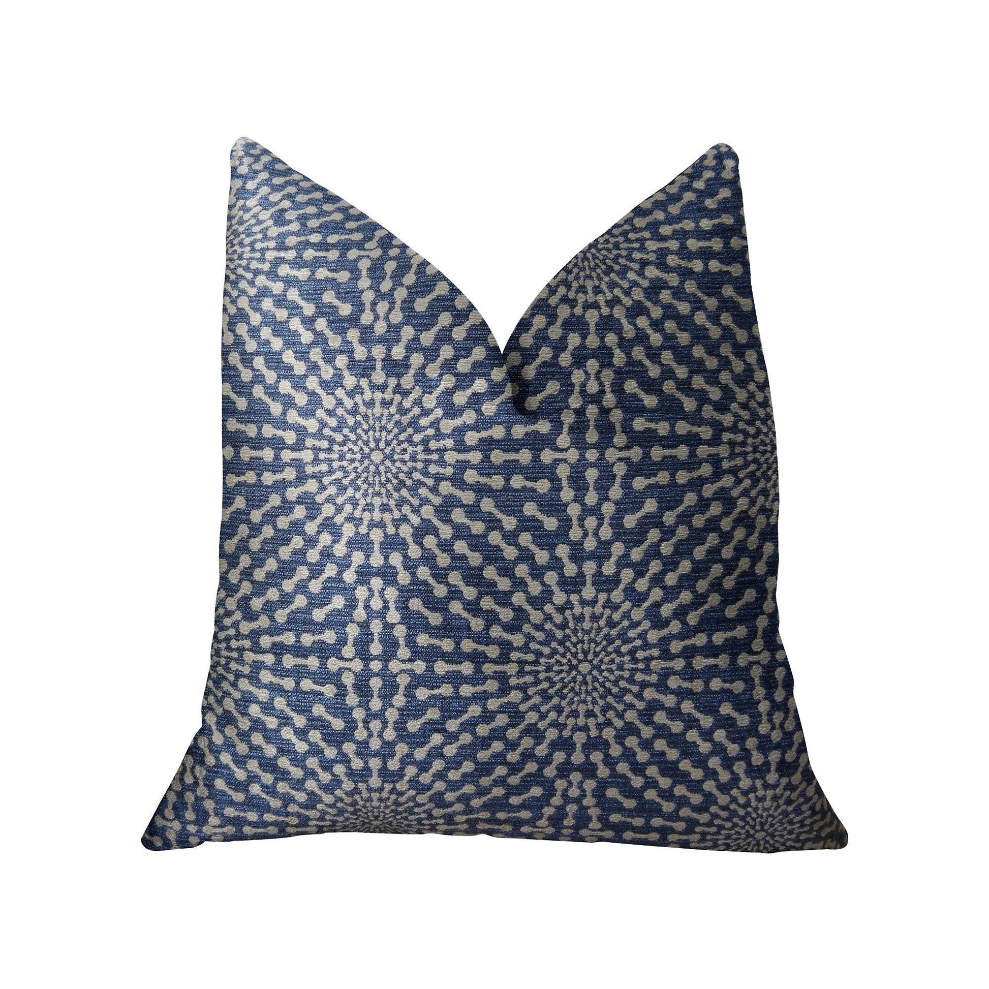 Dream Catcher Navy and Cream Handmade Luxury Pillow - Plutus Brands