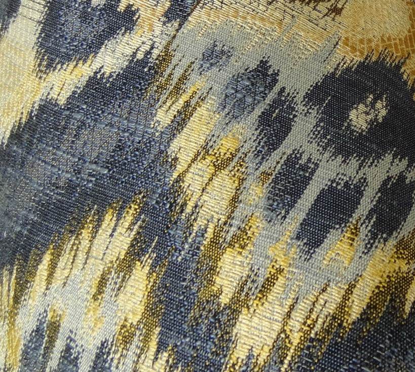 Sacred Pixie Blue Navy and Taupe Handmade Luxury Pillow - Plutus Brands