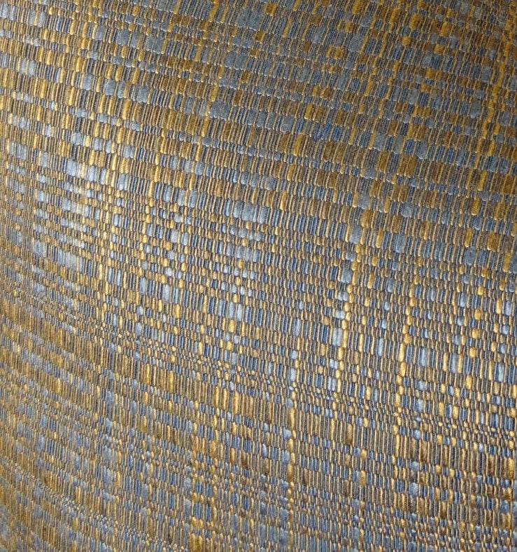 Vibrant Tazanite Blue and Brown Handmade Luxury Pillow - Plutus Brands