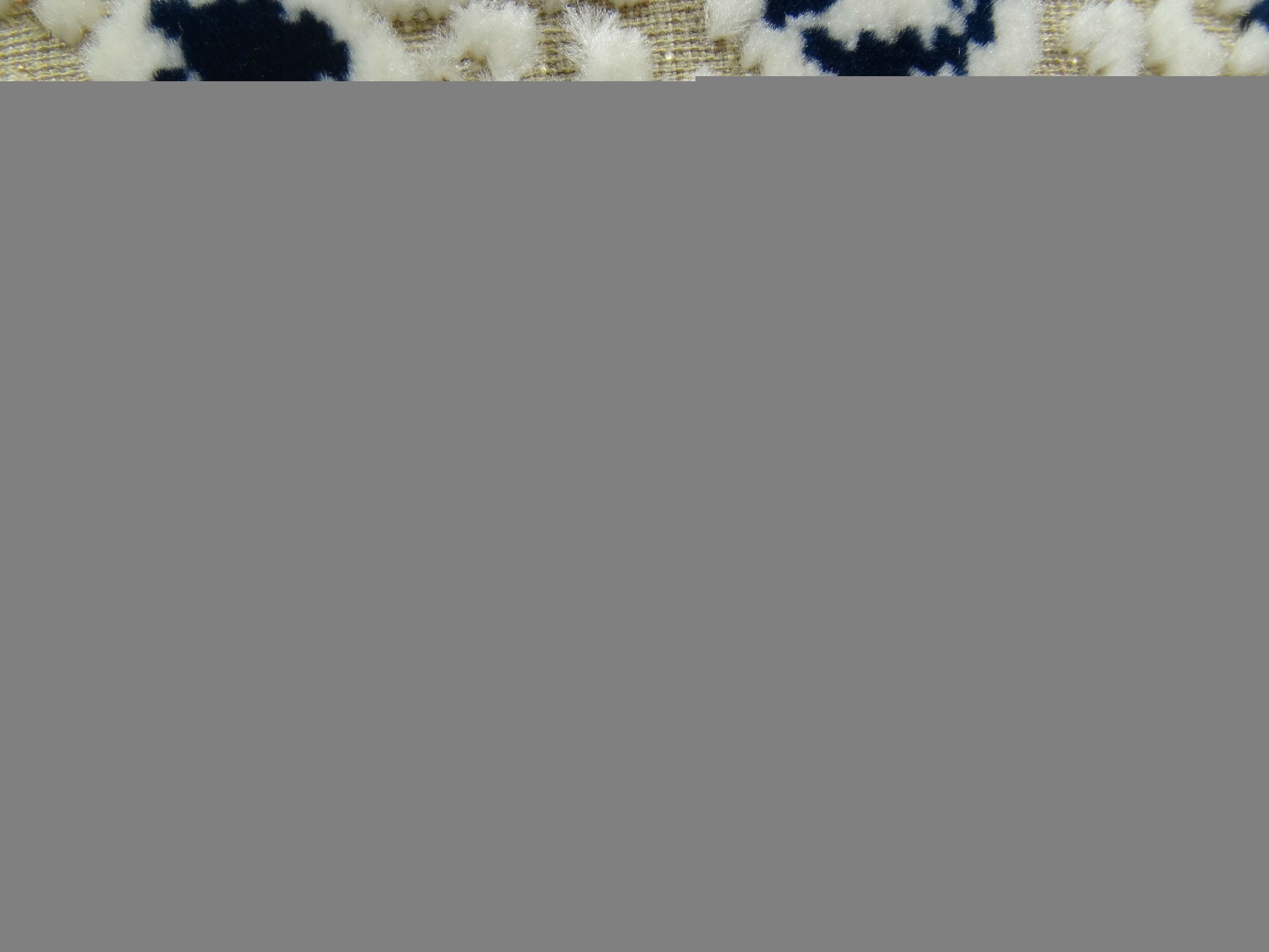 Cheetah Spots Cream and Black Handmade Luxury Pillow - Plutus Brands