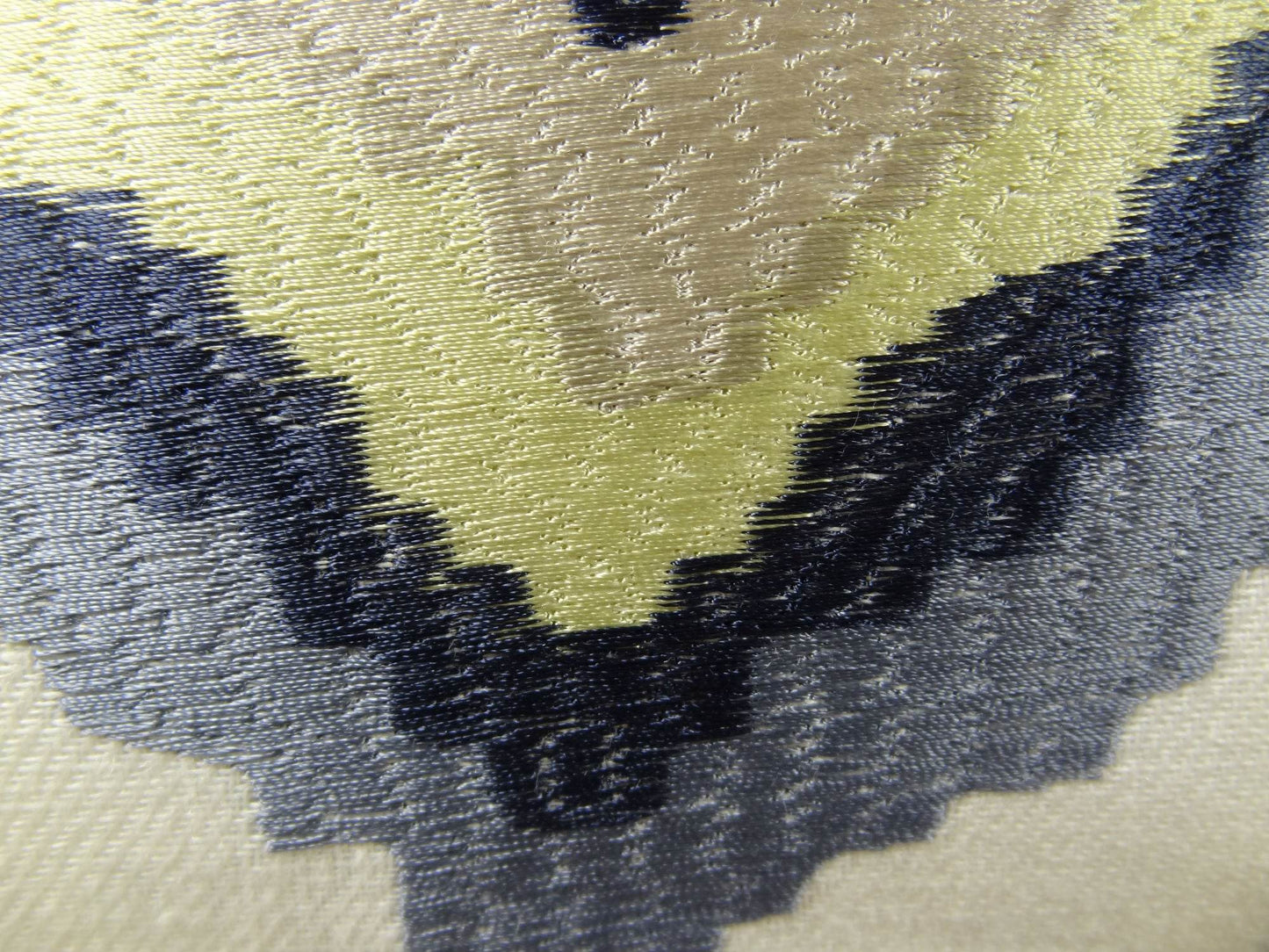 White Navy and Lime Handmade Luxury Pillow - Plutus Brands