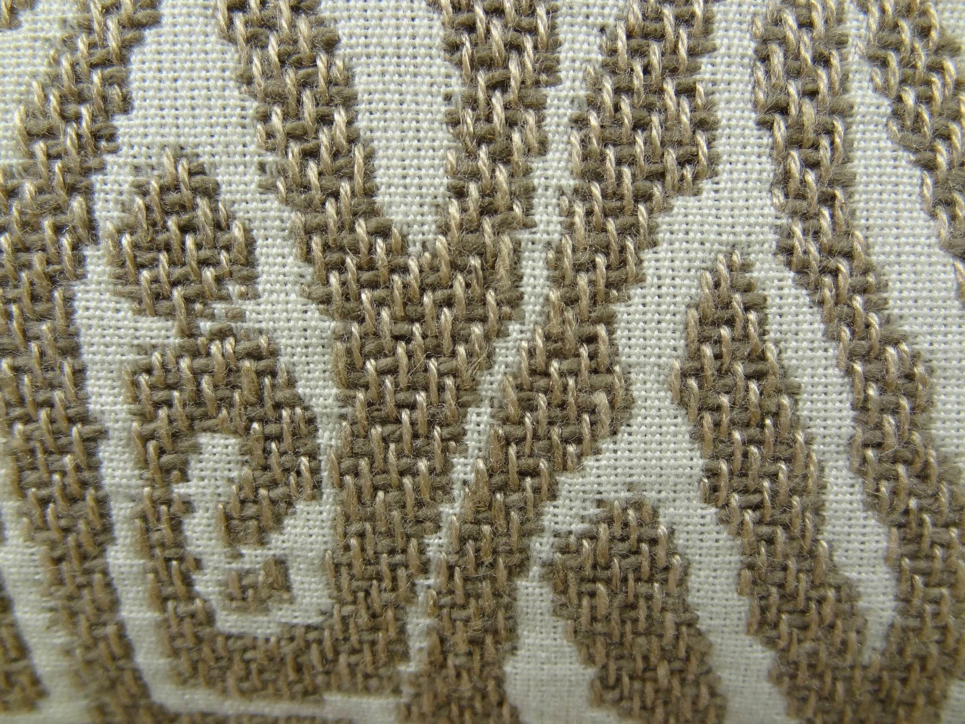 Cherokee Light Brown and Cream Handmade Luxury Pillow - Plutus Brands
