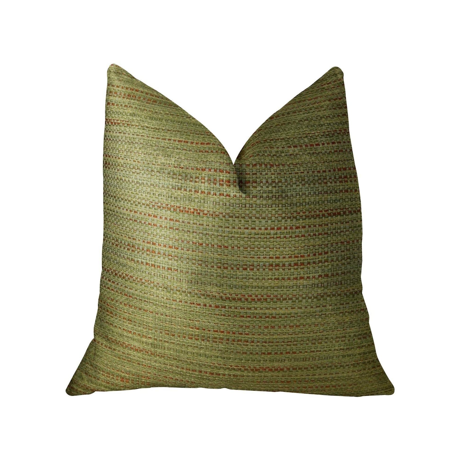 Forest Meadow Taupe Handmade Luxury Pillow - Plutus Brands