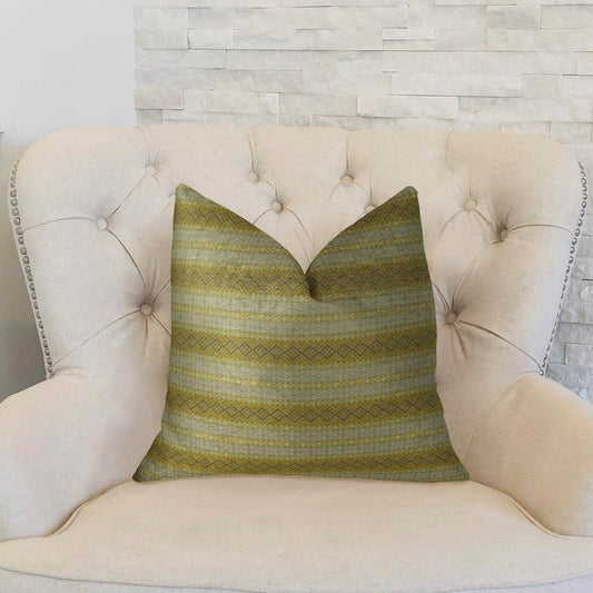 Bridge Cliff Taupe and Gray Handmade Luxury Pillow - Plutus Brands