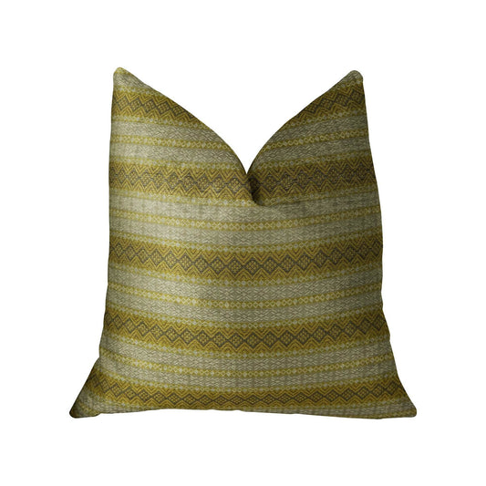 Bridge Cliff Taupe and Gray Handmade Luxury Pillow - Plutus Brands