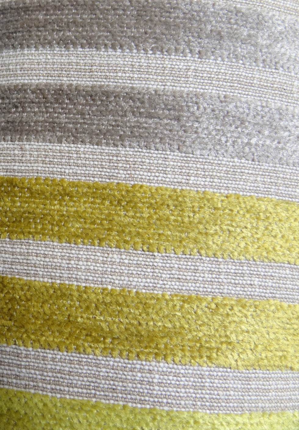 Kaleva Lime and Gray Handmade Luxury Pillow - Plutus Brands