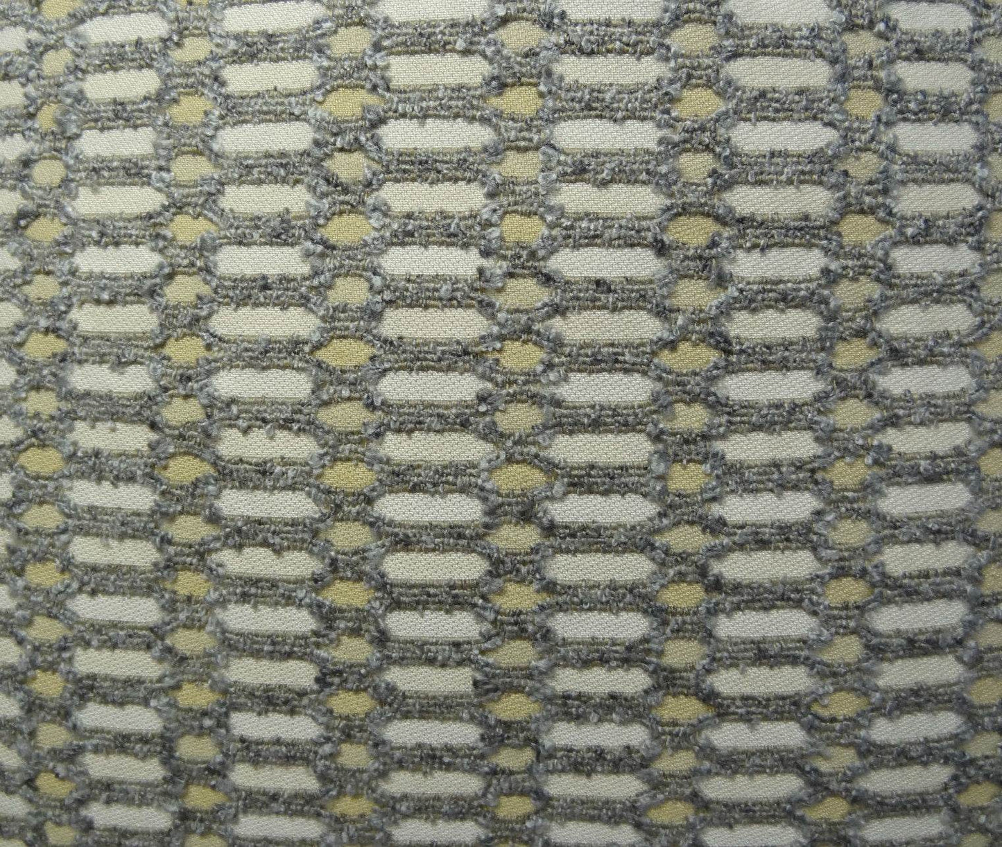Trivoli Circle Gray and Cream Handmade Luxury Pillow - Plutus Brands