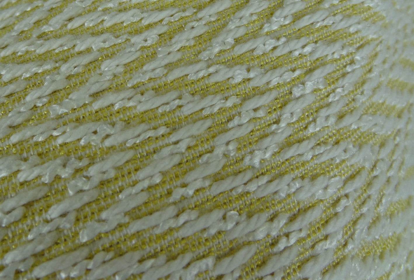 Honey Praire Yellow and Cream Handmade Luxury Pillow - Plutus Brands