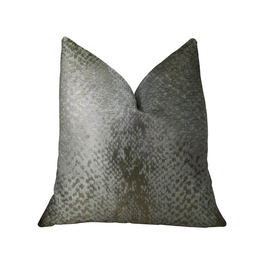 Venetian Silver Handmade Luxury Pillow - Plutus Brands